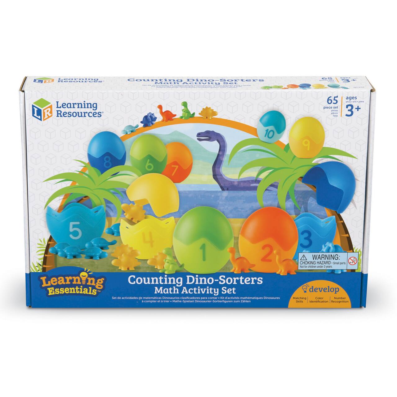 Learning Resources&#xAE; Counting Dino-Sorters Math Activity Set
